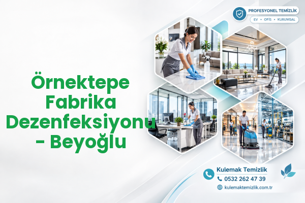 Örnektepe Fabrika Dezenfeksiyonu - Beyoğlu
