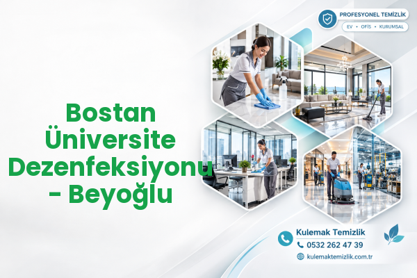 Bostan Üniversite Dezenfeksiyonu - Beyoğlu