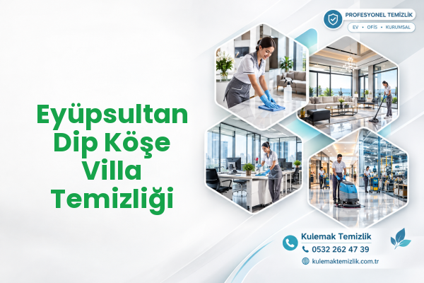 Eyüpsultan Dip Köşe Villa Temizliği