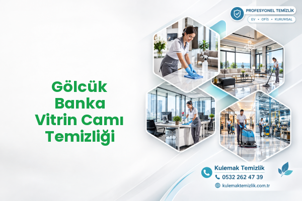 Gölcük Banka Vitrin Camı Temizliği