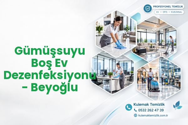 Gümüşsuyu Boş Ev Dezenfeksiyonu - Beyoğlu