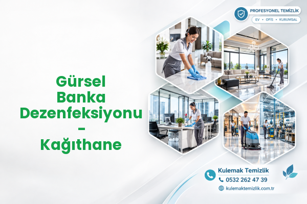 Gürsel Banka Dezenfeksiyonu - Kağıthane
