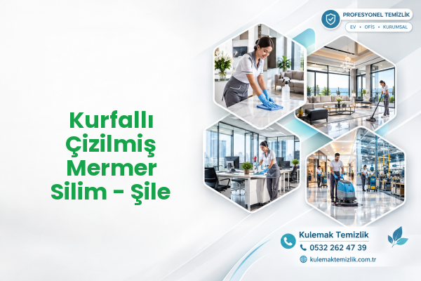 Kurfallı Çizilmiş Mermer Silim - Şile