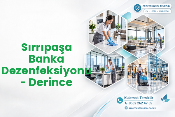 Sırrıpaşa Banka Dezenfeksiyonu - Derince